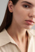 TINY MOON STUDS GOLD
